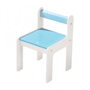 하바/어린이용 의자 도트 블루