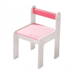 하바/어린이용 의자 도트 핑크