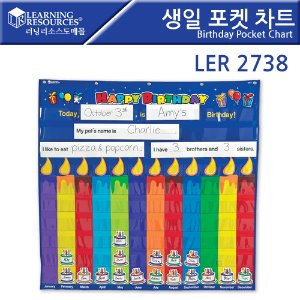 생일포켓차트/LER2738/Birthday Pocket Chart